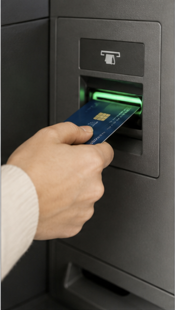 ATM debit card access