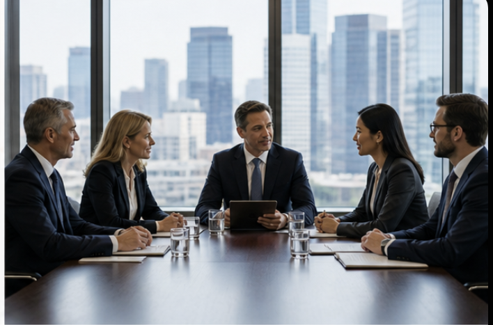 Bank executives